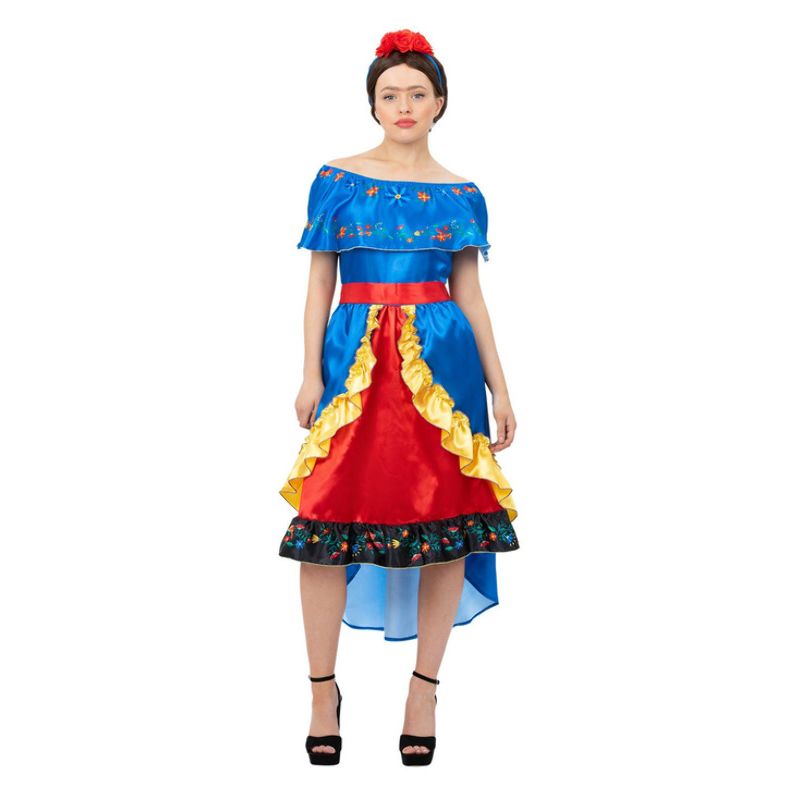 Costumes Australia Deluxe Artist Frida Costume Ladies Adult_1