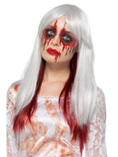 Costumes Australia Deluxe Blood Drip Ombre Wig Adult White Red_1