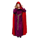 Costumes Australia Deluxe Cloak Garnet Red Adults Adult_1