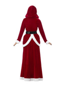 Costumes Australia Deluxe Ms Claus Costume Adult Red Hooded Dress Belt_4