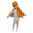Costumes Australia Deluxe Puppy Plush Cape Kids Child Brown_1