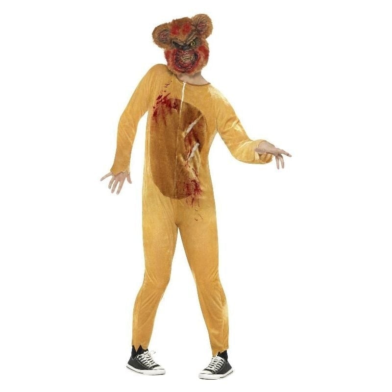 Costumes Australia Deluxe Zombie Teddy Bear Costume Adult Brown_2