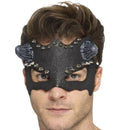Costumes Australia Devil Studded Eyemask Adult Black_1