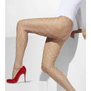 Costumes Australia Diamond Net Tights Adult White_1