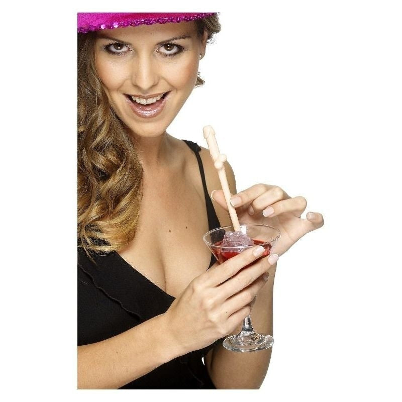 Costumes Australia Size Chart Dicky Sipping Straws Adult Pink Reusable Novelty Accessory.