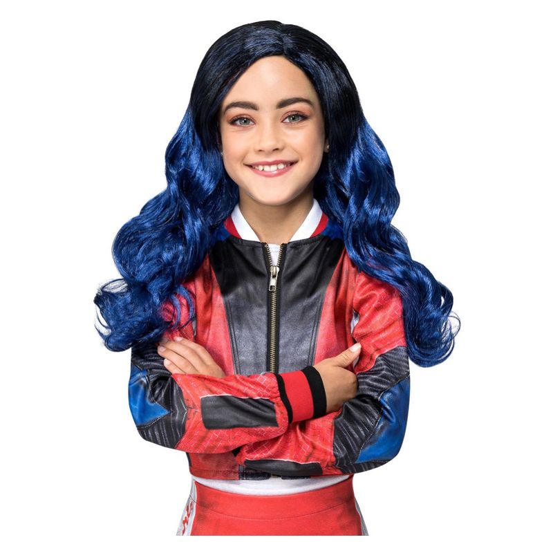 Costumes Australia Disney Descendants Evie Wig Child Blue Black_1