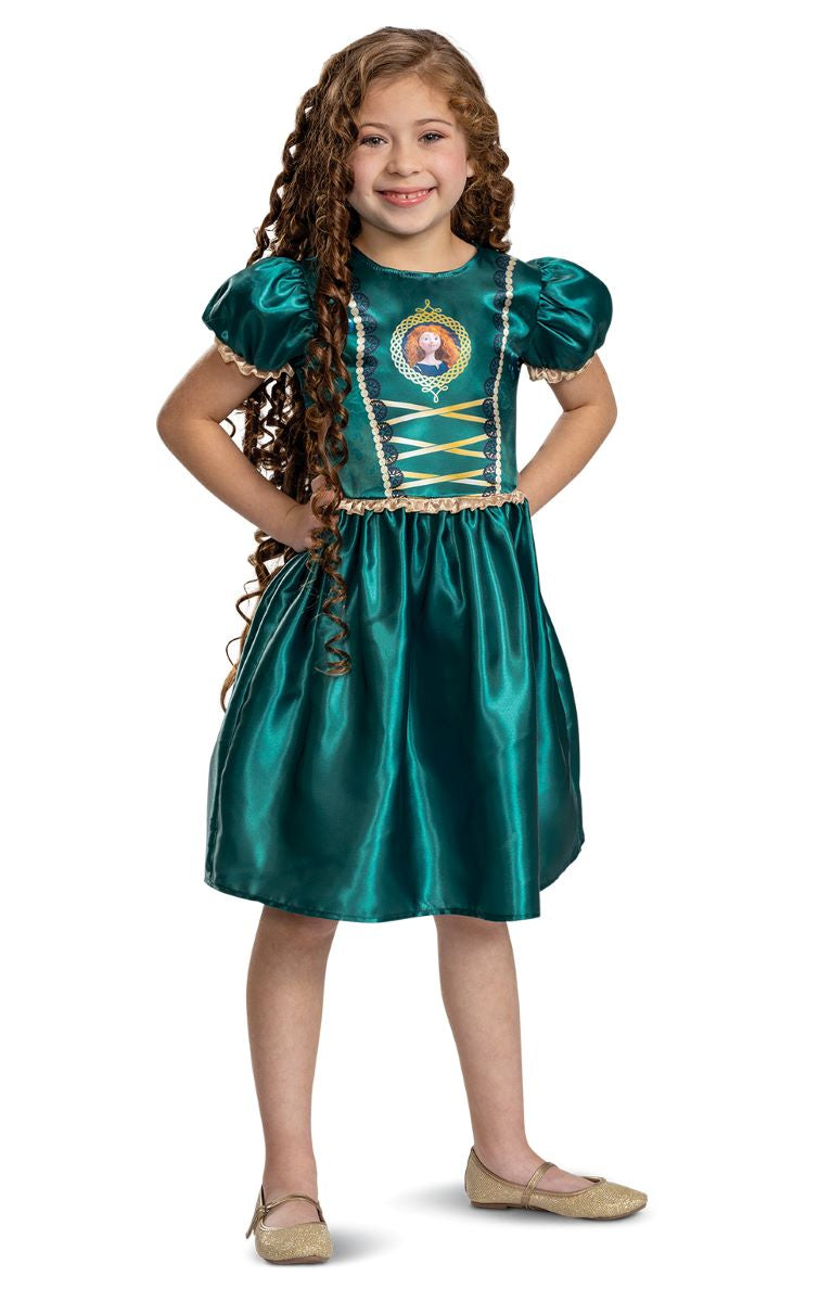 Costumes Australia Disney Merida Costume Child Green Dress_1