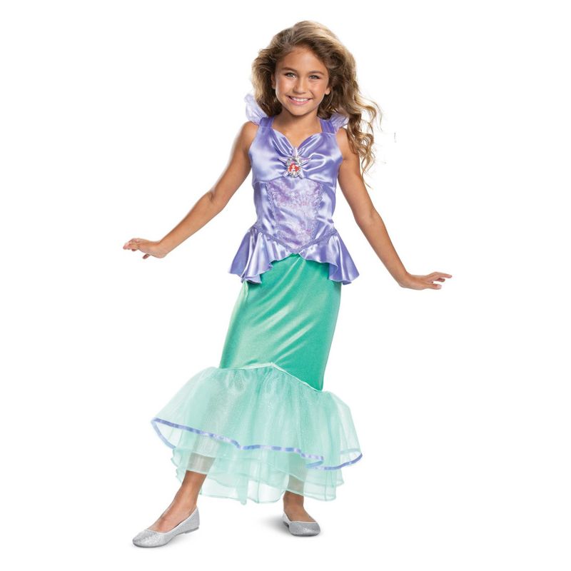 Costumes Australia Disney The Little Mermaid Ariel Deluxe Costume Child Purple_1
