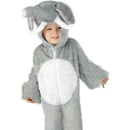 Costumes Australia Elephant Costume Kids Grey White Jumpsuit_1