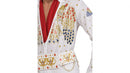 Costumes Australia Elvis White Suit Costume Mens Deluxe Jumpsuit_3