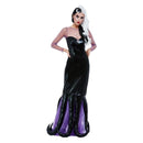 Costumes Australia Evil Sea Witch Costume Adult Black_1
