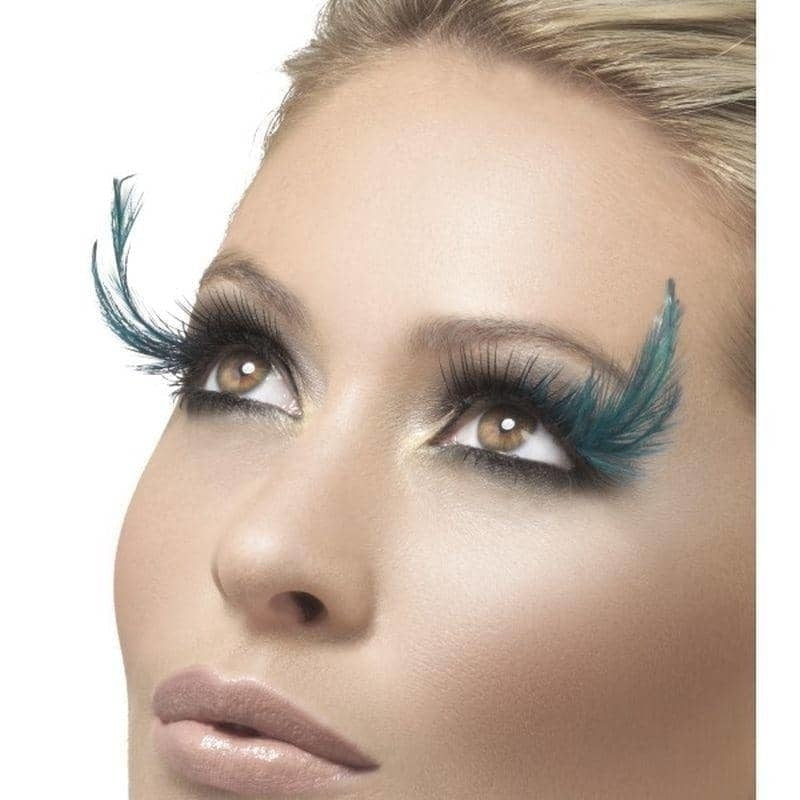 Costumes Australia Eyelashes Adult Black Green_1