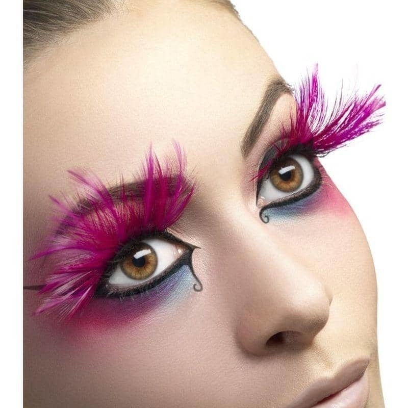 Costumes Australia Eyelashes Adult Pink_1