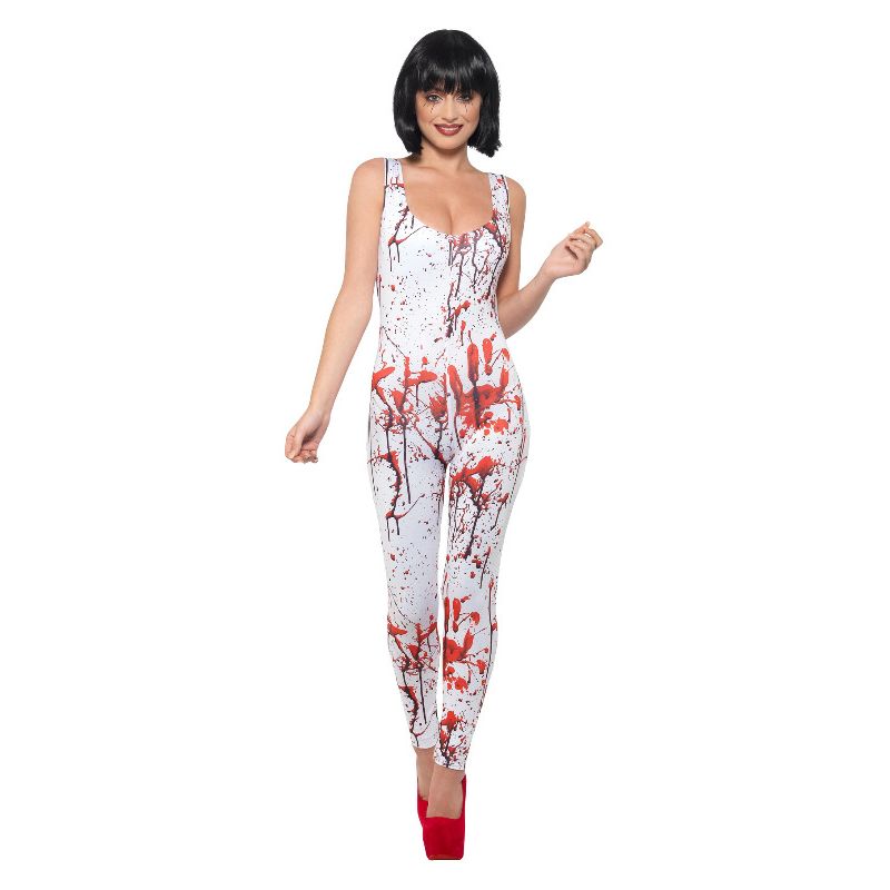 Costumes Australia Fever Blood Splatter Costume White & Red Adult_1