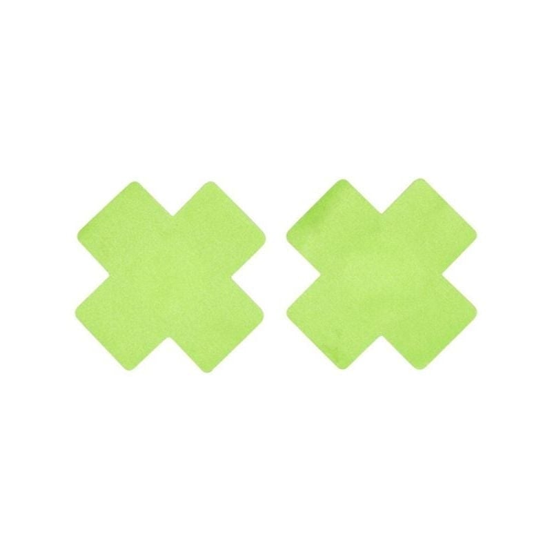 Costumes Australia Fever Cross Nipple Pasties Lime_1