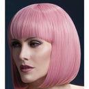 Costumes Australia Fever Elise Wig Adult Pastel Pink Sleek Bob with Fringe_1