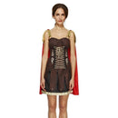 Costumes Australia Fever Gladiator Costume Adult Brown Red_1