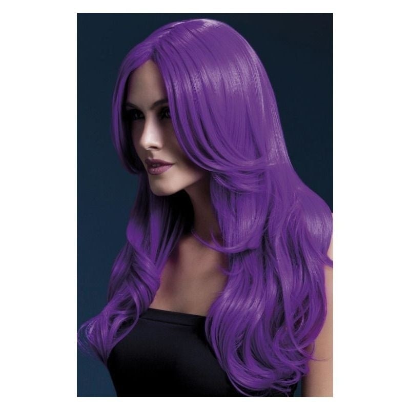 Costumes Australia Size Chart Fever Khloe Wig Adult Neon Purpl