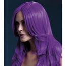 Costumes Australia Fever Khloe Wig Adult Neon Purpl_1