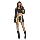 Costumes Australia Fever Knockout Costume Adult Black Gold_3