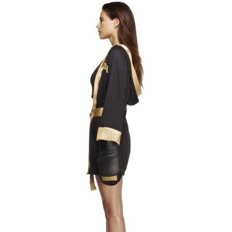 Costumes Australia Fever Knockout Costume Adult Black Gold_4