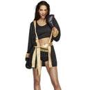 Costumes Australia Fever Knockout Costume Adult Black Gold_1
