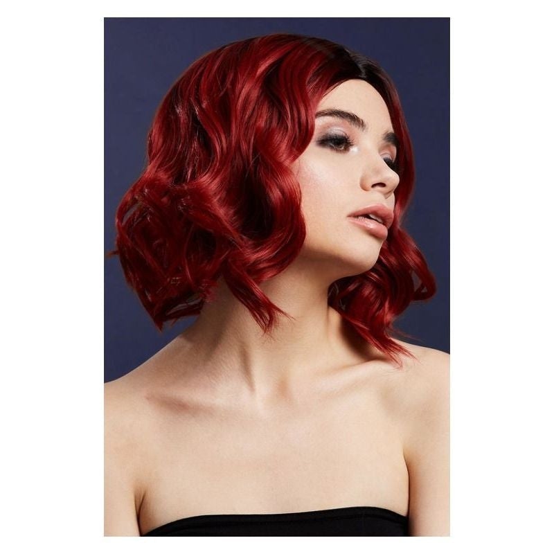 Costumes Australia Fever Kourtney Wig Two Toned Blend Ruby Red_1