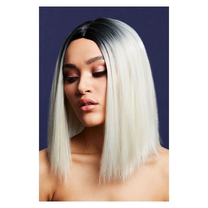 Costumes Australia Fever Kylie Wig Two Toned Blend Ice Blonde_1