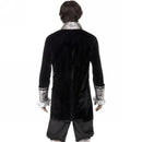 Costumes Australia Fever Male Baroque Vampire Costume Adult Black Silver_4