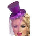 Costumes Australia Size Chart Fever Mini Top Hat On Headband Adult Purple