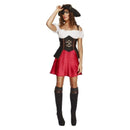 Costumes Australia Fever Pirate Wench Costume Adult Black Red_4