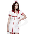 Costumes Australia Fever Role Play Nurse Wet Look Costume Adult White_1