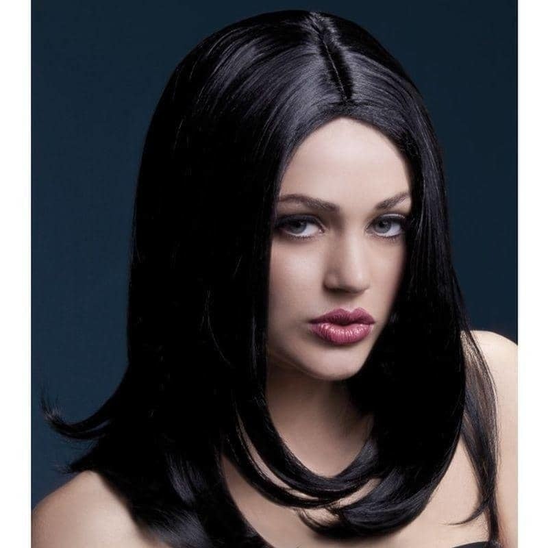 Costumes Australia Fever Sophia Wig Adult Black_1