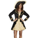 Costumes Australia Fever Swashbuckler Costume Adult Black Gold_1