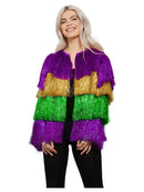 Costumes Australia Fever Tinsel Mardi Gras Jacket Multi Coloured_1