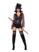Costumes Australia Fever Vampire Costume Adult Black_1