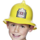 Costumes Australia Fire Fighter Hat Kids Yellow with Badge_1