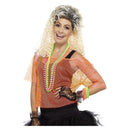 Costumes Australia Fishnet Top Adult Neon Orange 80s_1