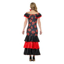 Costumes Australia Flamenco Lady Costume Black & Red Adult_3