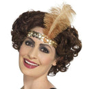 Costumes Australia Flapper Headband Adult Gold_1