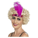 Costumes Australia Size Chart Flapper Headband Adult Pink