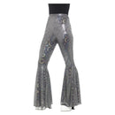 Costumes Australia Flared Trousers Ladies Adult Silver_2
