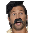 Costumes Australia Size Chart Frenchman Moustache Adult Black