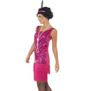 Costumes Australia Funtime Flapper Costume Adult Pink_3