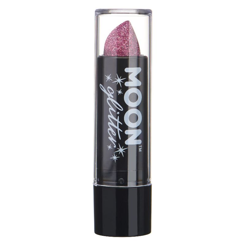 Moon Glitter Holographic Glitter Lipstick Pink 1