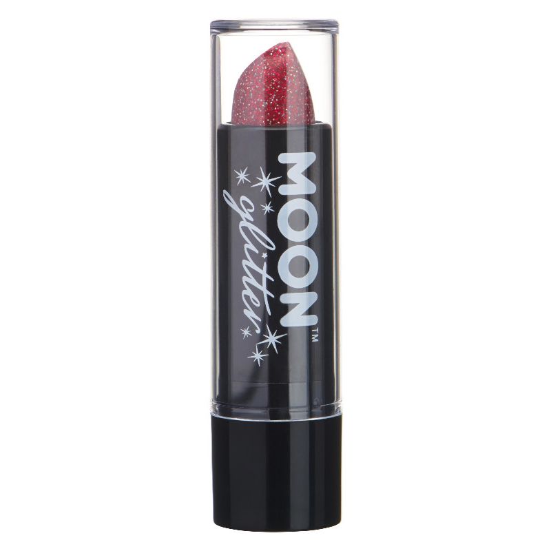 Moon Glitter Holographic Glitter Lipstick Red 1