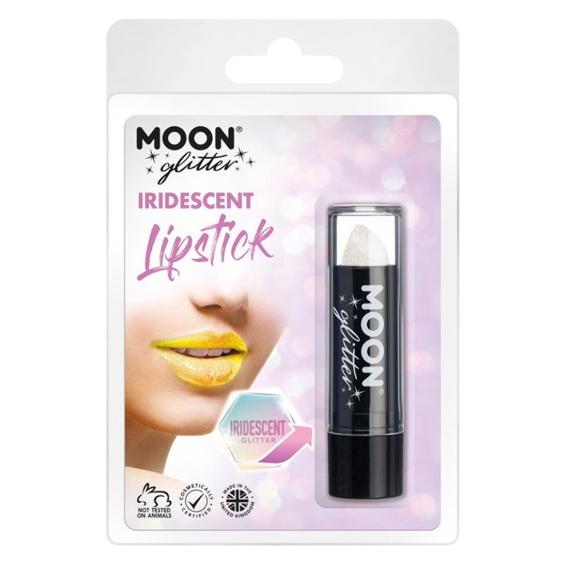 Moon Glitter Iridescent Glitter Lipstick White 1