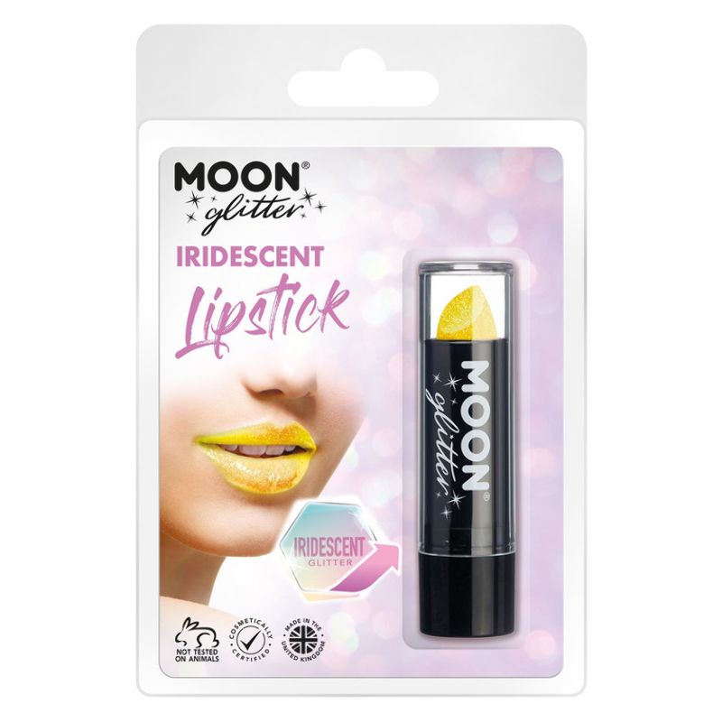 Moon Glitter Iridescent Glitter Lipstick Yellow 1