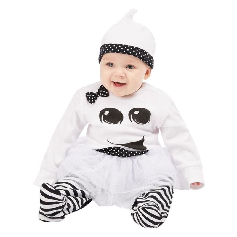 Costumes Australia Ghost Girl Baby Costume Black & White_1