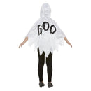 Costumes Australia Ghost Hooded Cape Child White_2